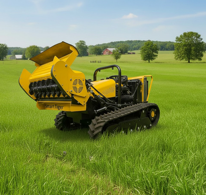 Industrial robot lawn mower